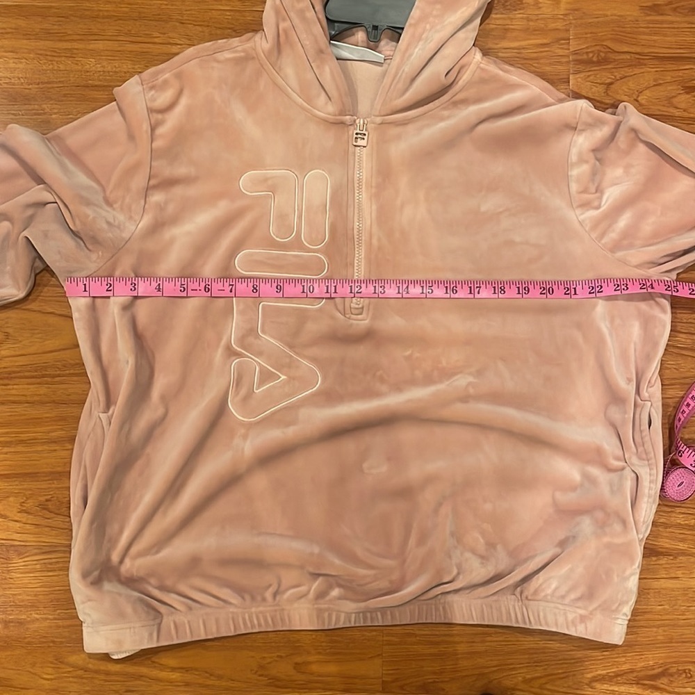 EUC Fila Womens Plus Size Sweater size XXL LIGHT PINK - Picture 12 of 13
